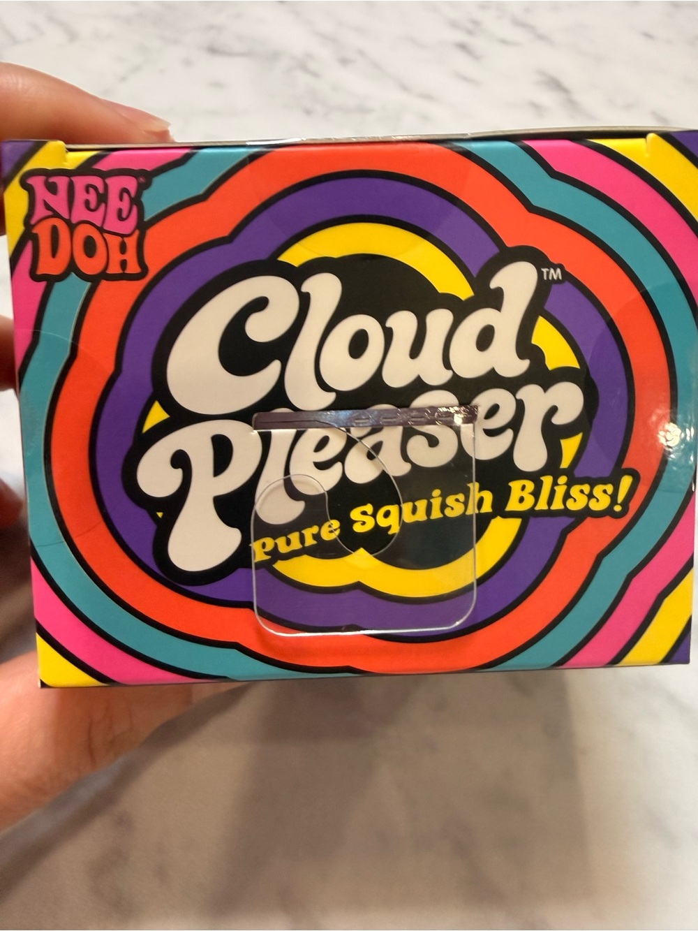 New In Box Never Opened NeeDoh Cloud Pleaser Soft Doh Squish - Iridescent Purple - Picture 3 of 5